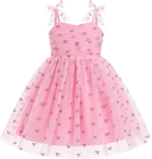 IMEKIS Toddler Baby Girl Birthday Princess Dress Shiny Confetti Boho Rainbow Cake Smash Photo Shoot Outfit for 1-6T