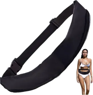 Inflatable Life Belt, Portable Unisex Belt Pack Automatic Inflatable Life Jacket with Reflective Strip for Kayaking Boat, No Gas Cylinder, Jackets Vests