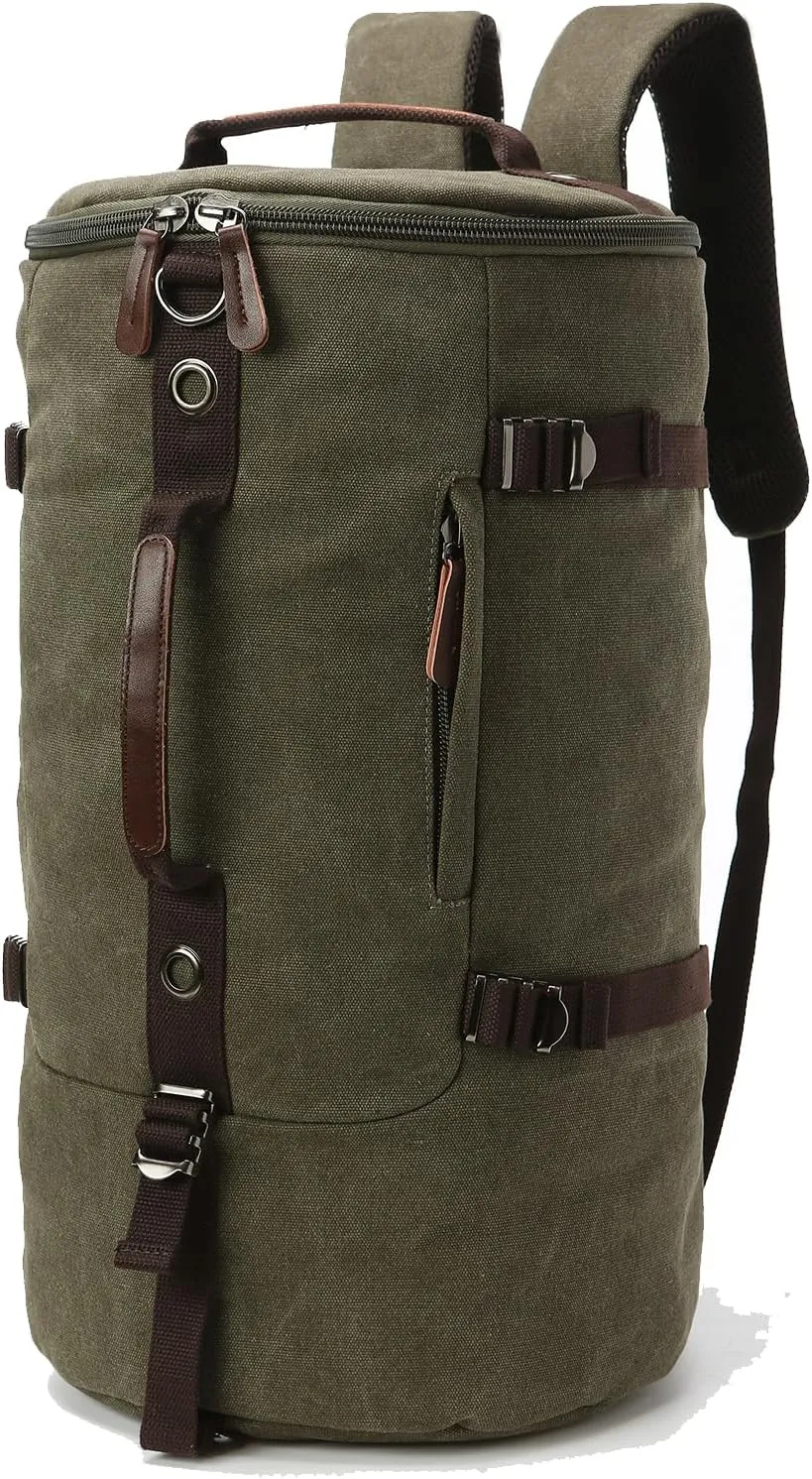 IT'SCARL Travel backpack, carry on backpack, 15 inch laptop bag, waterproof leisure bag, hiking backpack (green)