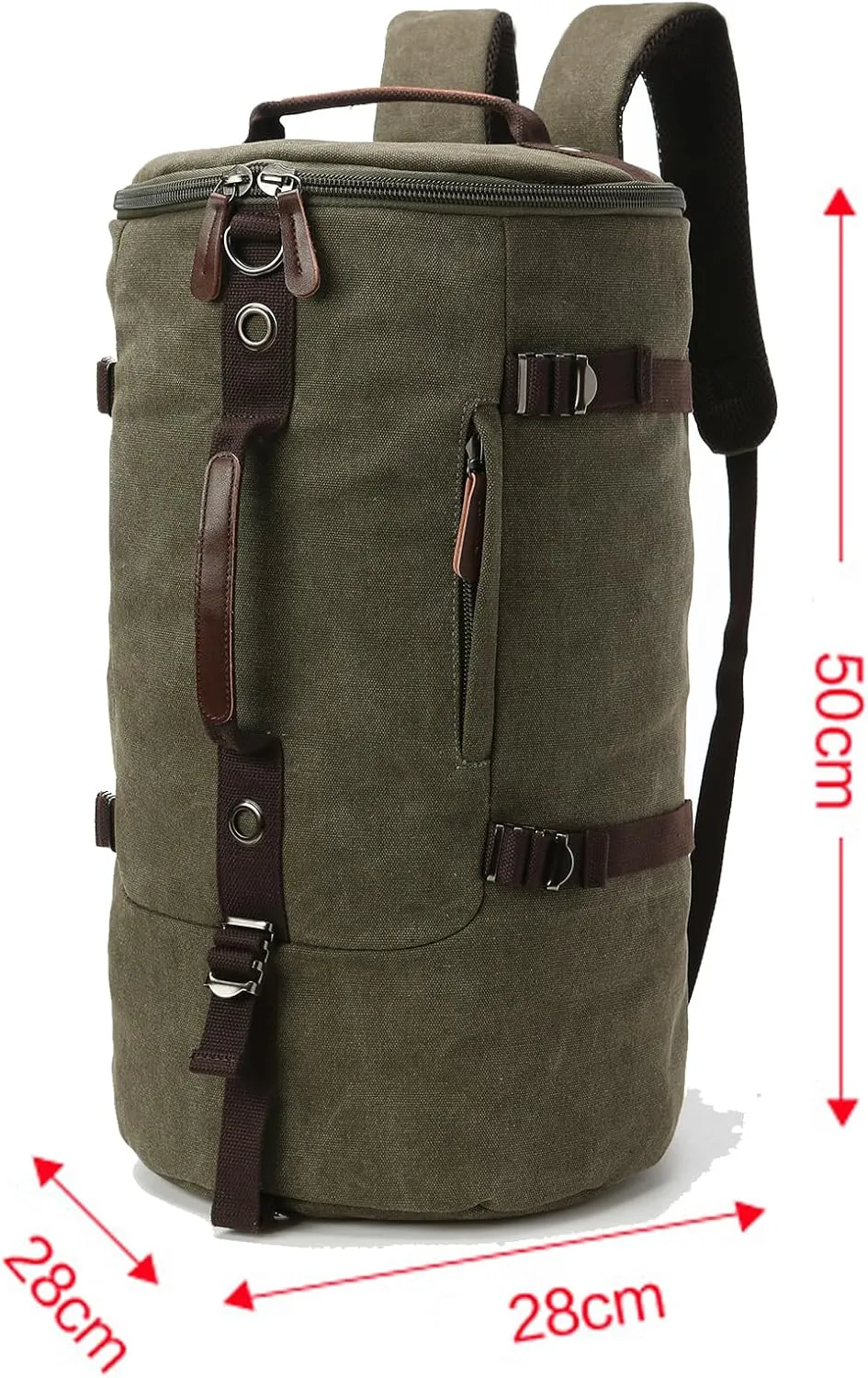 IT'SCARL Travel backpack, carry on backpack, 15 inch laptop bag, waterproof leisure bag, hiking backpack (green)