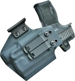 IWB Kydex Holster for The Sig Macro with Sig Foxtrot 2 Weapon Light | Inside The Waistband Light Bearing Holster