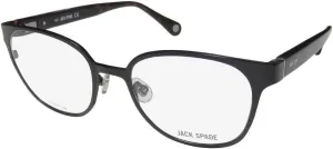 Jack Spade Bowman Womens/Ladies Round Full-rim Spring Hinges Eyeglasses/Eyeglass Frame