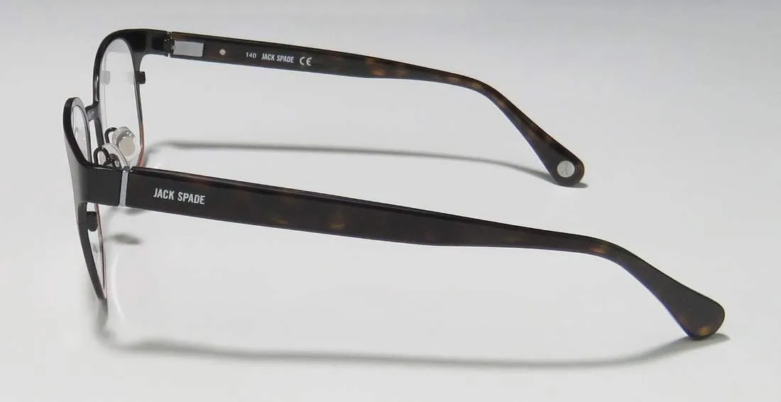 Jack Spade Bowman Womens/Ladies Round Full-rim Spring Hinges Eyeglasses/Eyeglass Frame