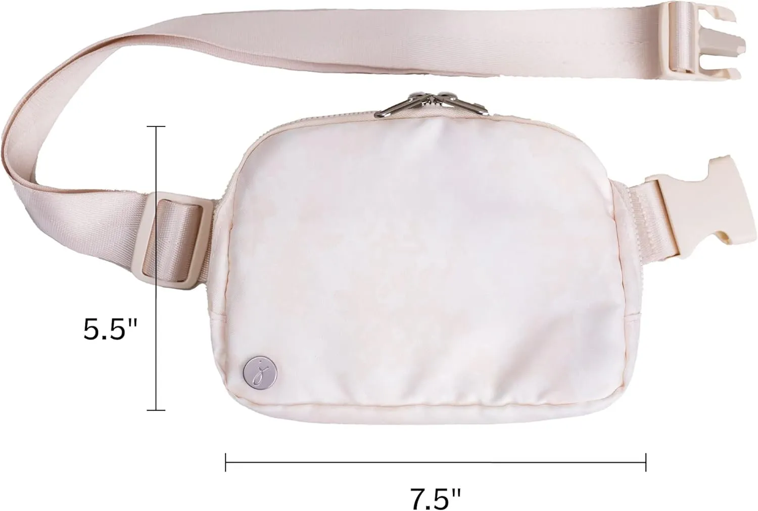 Jadyn Belt Bag, Casual Crossbody and Belt Fanny Pack for Women and Men, Adjustable Strap, Multiple Pockets, Durable Material (Cream Camo)