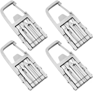 Jawbreaker Multi-Tool with Bottle Opener Phone Holder Screwdriver Carabiner, 12 in 1 Mini Multi-Tool, Bicycle Multi-Tool, Keychain Multi-Tool, Mini Multi-Tool Compact Pocket Size (2)