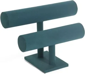 Jewelry Rack 2 Tier Bracelet Holder, Bracelet Display Stand, Velvet Jewelry Organizer Displays for Necklace Watches Bracelet Bangle Holder Jewelry Display Rack, One Size, agate