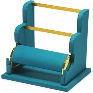 Jewelry Rack Earring Display Holder, Velvet Jewelry Display Stand, Detachable Bracelet Display Organizer Stand, Jewelry Holder for Watch Display Jewelry Holder (Color : E