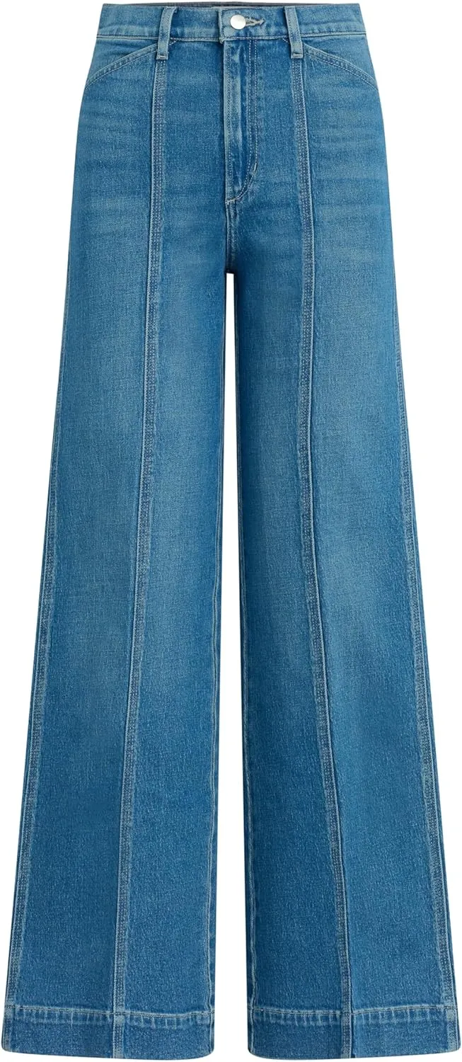 Joe's Women's The Front Seamed Wide Leg High Rise Jean