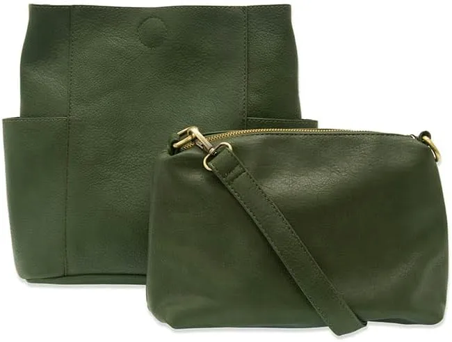 Joy Susan Side-Pocket Bucket Bag: Kayleigh Crossbody