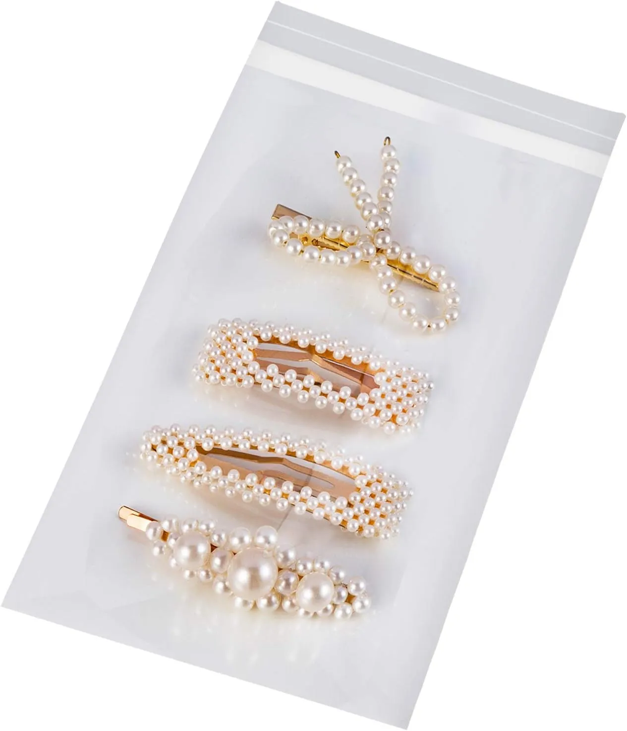 joybest 1000 Pack - 3 x 5 Inch Clear Resealable Cellophane Cello Bags, Plastic Cello Poly Bag for Jewelry, Crafts, Prints & Photos
