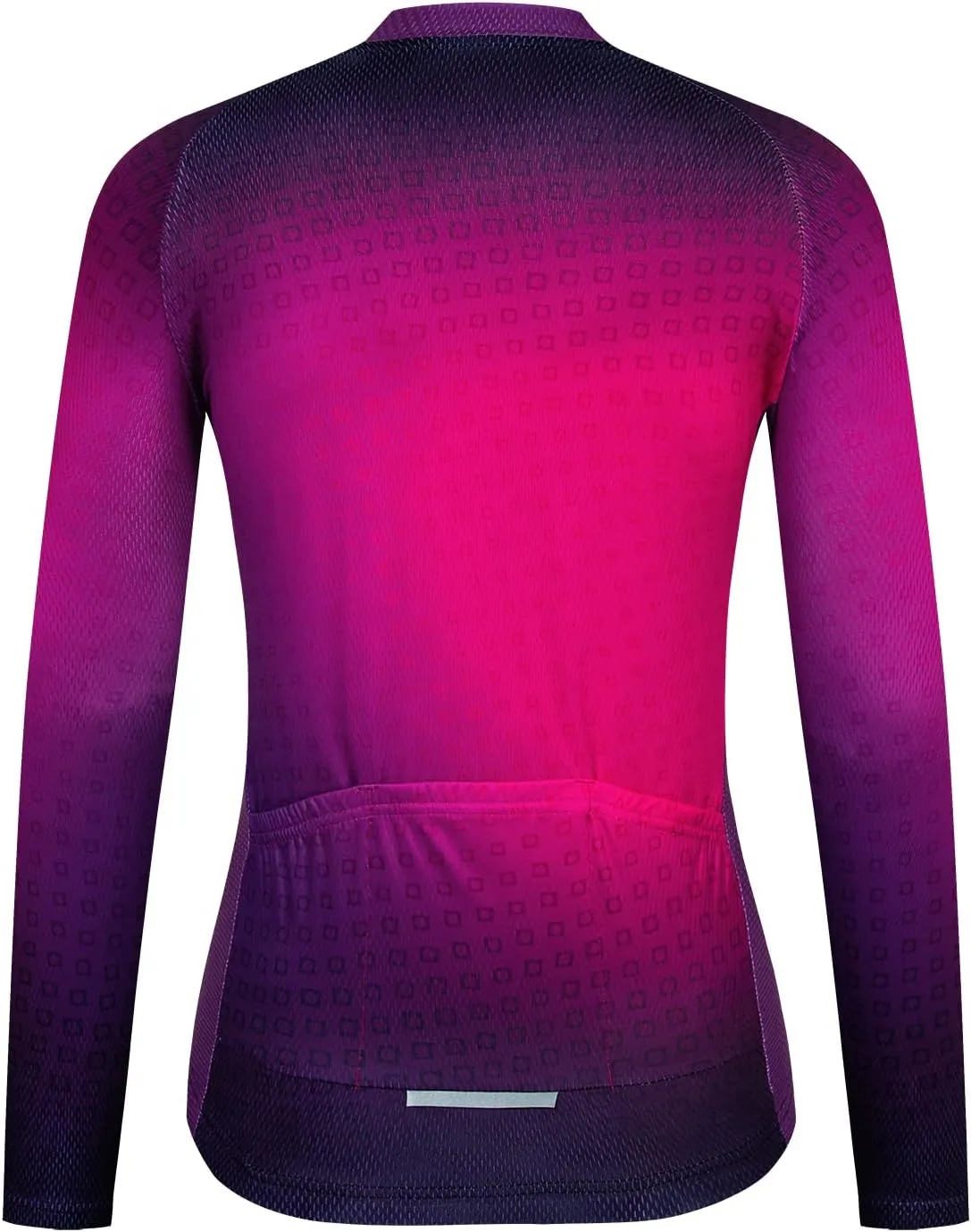 JPOJPO Cycling Jersey Women's Long Sleeve Tops Bike Shirts Bicycle Sport Jacket with 3-Pockets