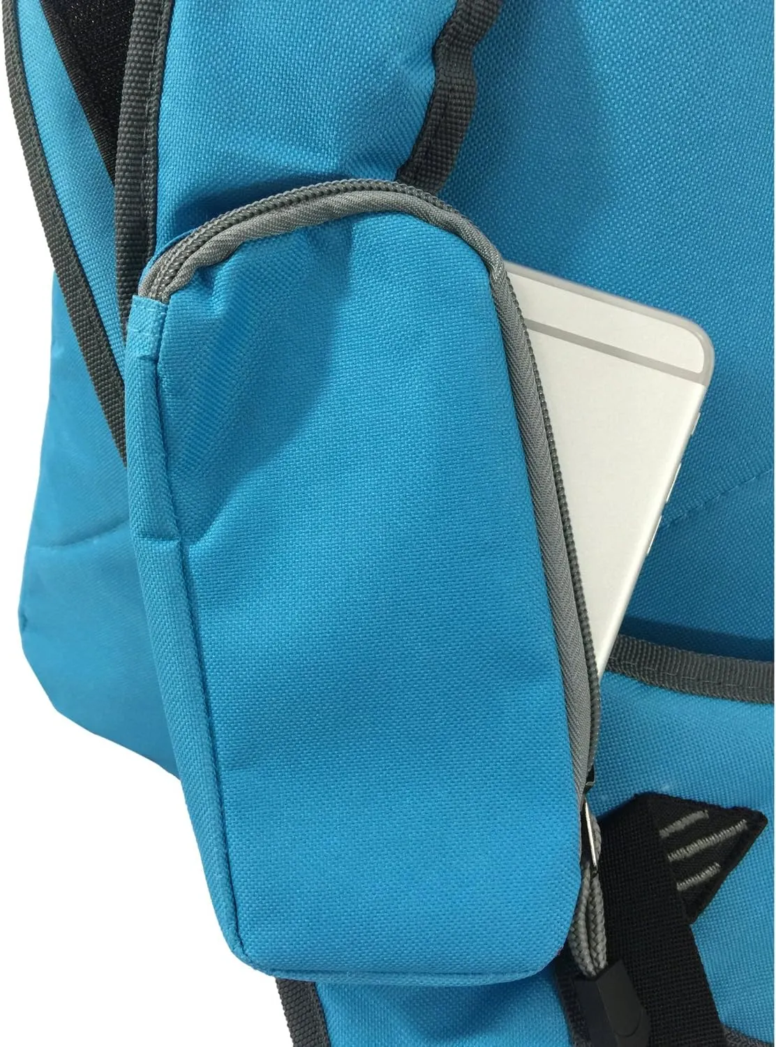 K-Cliffs Heavy Duty Sling Backpack Water-Resistant Laptop Bookbag Body Bag Bright Color Safety Reflective Stipe