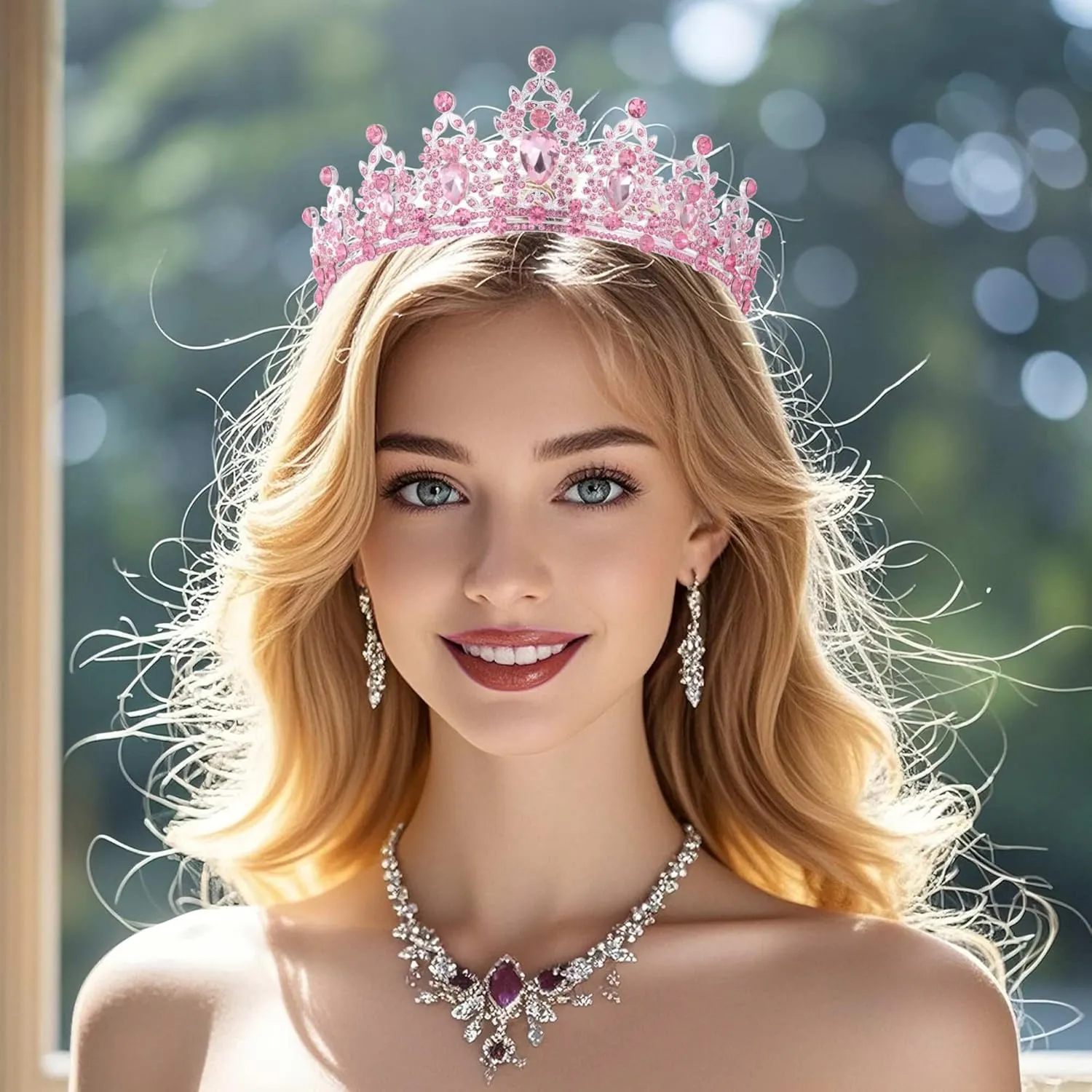 Kamirola - Queen Crown and Tiaras Princess Crown for Women and Girls Crystal Headbands for Bridal, Princess for Wedding and Party（01）