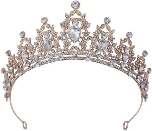 Kamirola - Queen Crown and Tiaras Princess Crown for Women and Girls Crystal Headbands for Bridal, Princess for Wedding and Party（01）