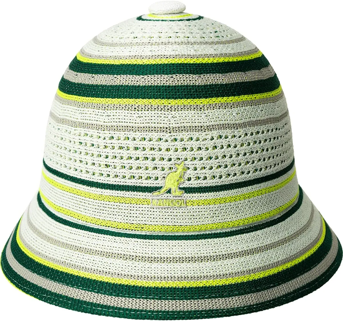 Kangol Clubhouse Stripe Casual - White/Masters Green/XL Bucket Hat