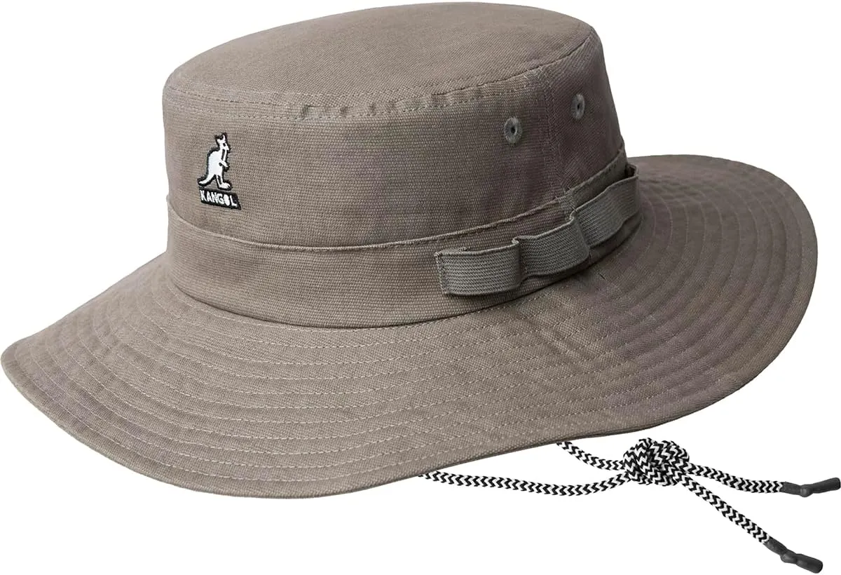 Kangol Utility Cords Jungle Hat - Warm Grey/XL Bucket Hat