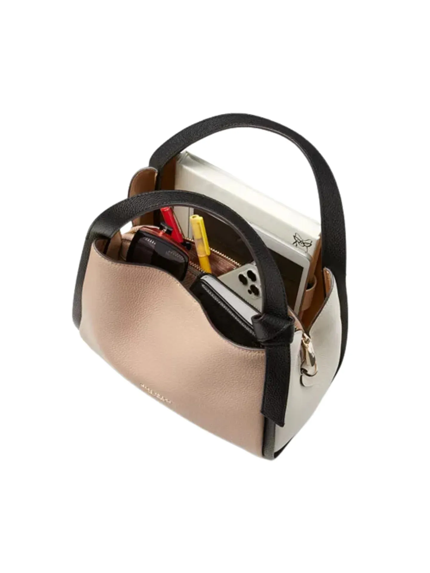 Kate Spade Knott Colorblocked Medium Crossbody Tote Bag Kraft Paper Multi