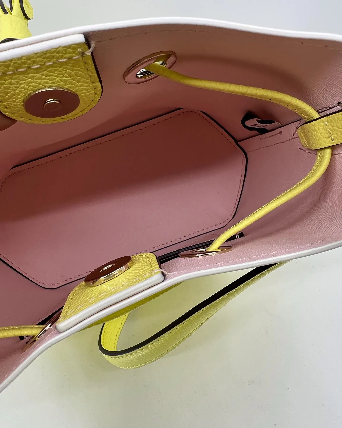 KATE SPADE NY EVA LEATHER BUCKET CROSSBODY BAG