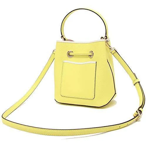 KATE SPADE NY EVA LEATHER BUCKET CROSSBODY BAG
