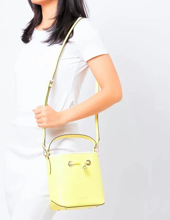 KATE SPADE NY EVA LEATHER BUCKET CROSSBODY BAG