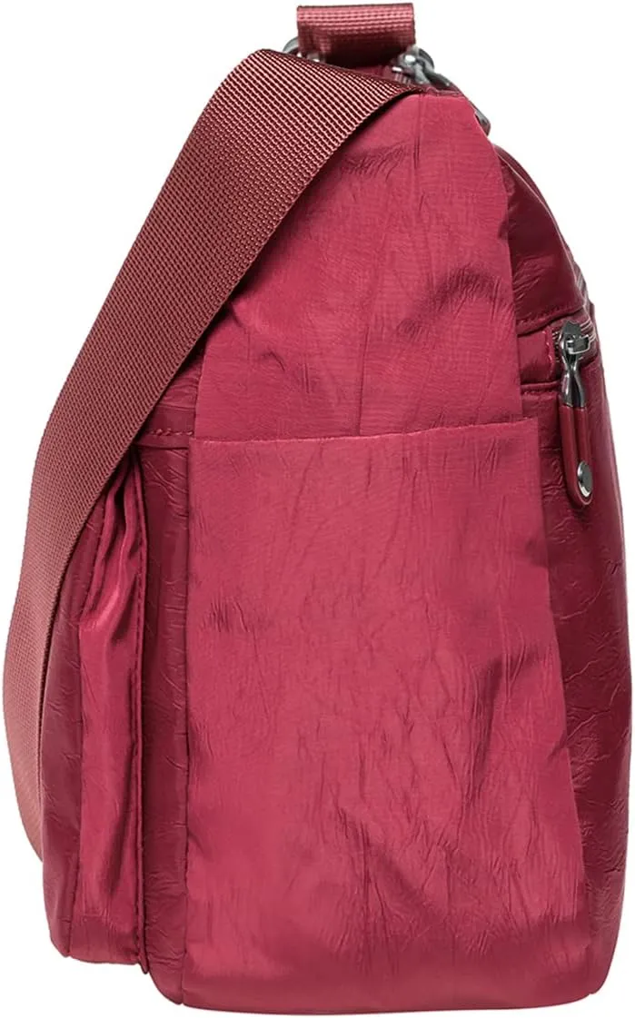 KAUKKO Women Crossbody Bag Handbag Lightweight Shoulder Purse Nylon Multi Pocket Crossbody Bag Ladies Travel Handbag