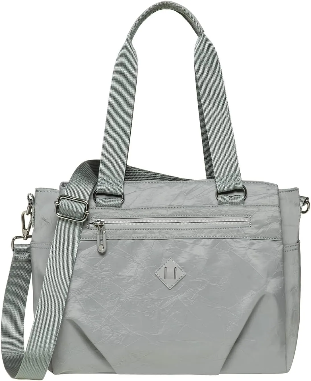 KAUKKO Women Crossbody Bag Handbag Lightweight Shoulder Purse Nylon Multi Pocket Crossbody Bag Ladies Travel Handbag