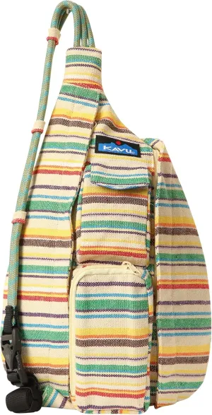 KAVU Mini Interwoven Rope Bag Sling Pack - Prism Stripe