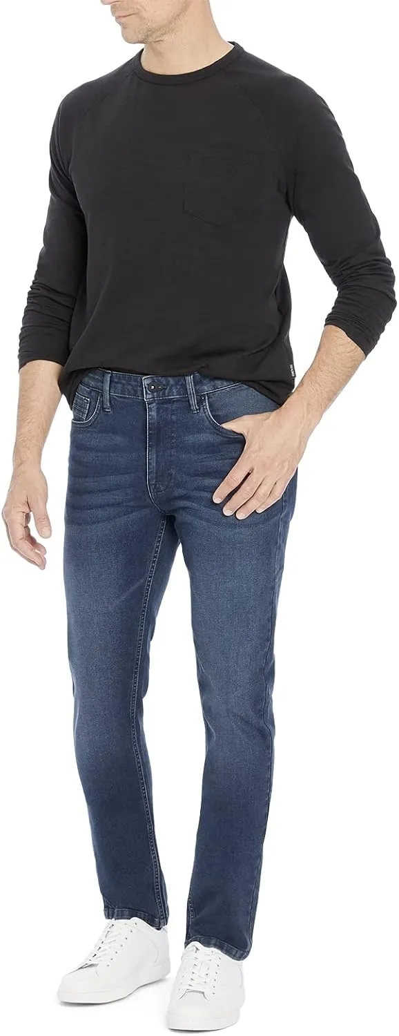 Kenneth Cole Mens Jeans Slim Fit - Mens Stretch Jeans with Repreve Recycled Polyester - Jeans for Men Slim Fit