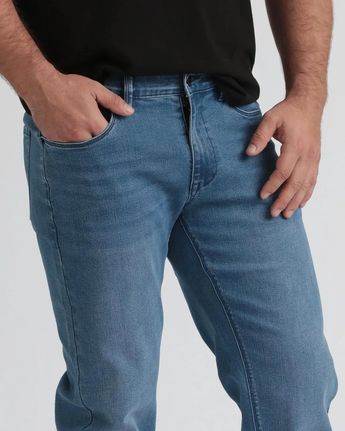 Kenneth Cole REACTION Athletic Fit Jeans for Men - Soft and Flexible Stretch Jeans - Men's Jeans Roomier Fit