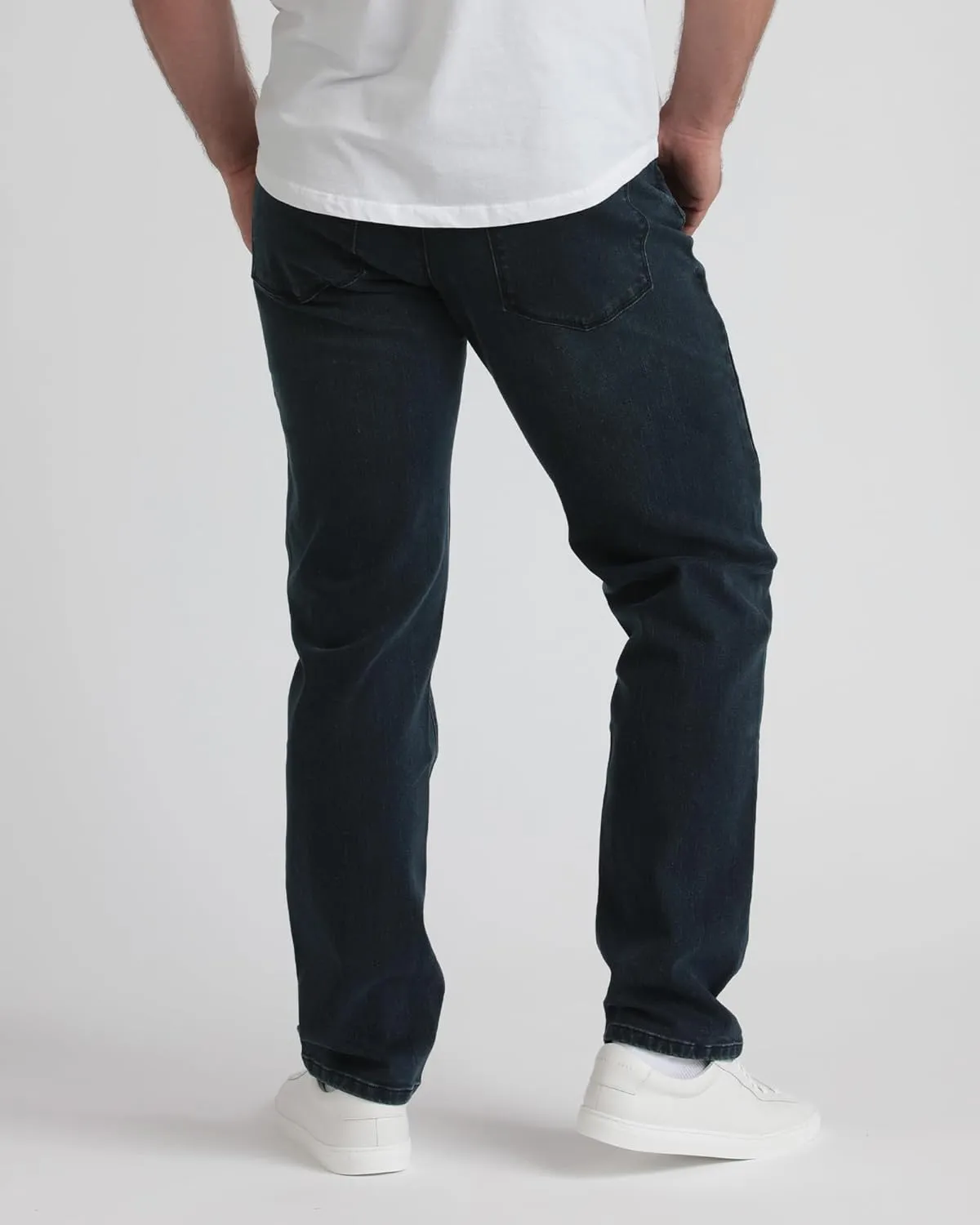 Kenneth Cole REACTION Athletic Fit Jeans for Men - Soft and Flexible Stretch Jeans - Men's Jeans Roomier Fit