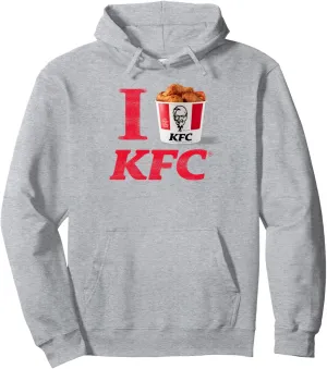 KFC I Heart KFC Bucket of Fried Chicken Retro Food Pullover Hoodie