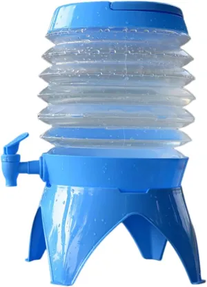 KICHOUSE Collapsible Water Tank Portable Water Container Large Capacity Outdoor Accessory