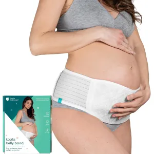 Koala Babycare Maternity Belly Bands for Pregnant Women One Size Fits All - Pregnancy Belly Band for Abdomen, Pelvic Pain, Waist and Back Support - Maternity Belt for all Stages of Pregnancy