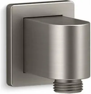 KOHLER Awaken Wall-Mount Supply Elbow, Vibrant Brushed Nickel, Chrome, 2.25 x 2.00 x 2.31 inches