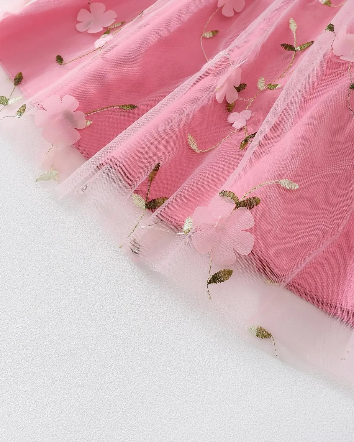Kucnuzki Baby Girl Clothes Toddler Girls Summer Fairy Tulle Dress Ruffle Fly Sleeve Casual Sundress Cute Outfit for Kids