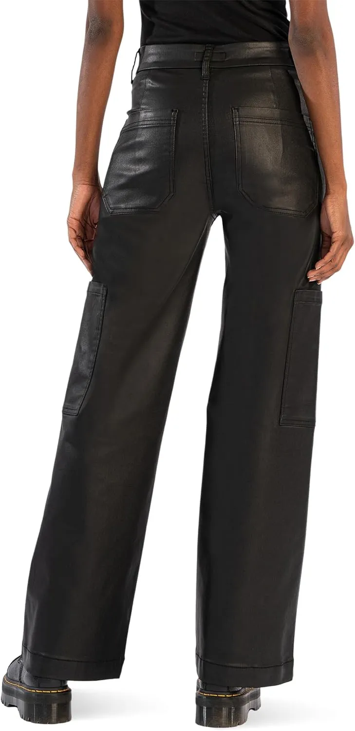 KUT from the Kloth Women's Jodi High Rise Fab Ab Wide Legslash Frt Carpenter