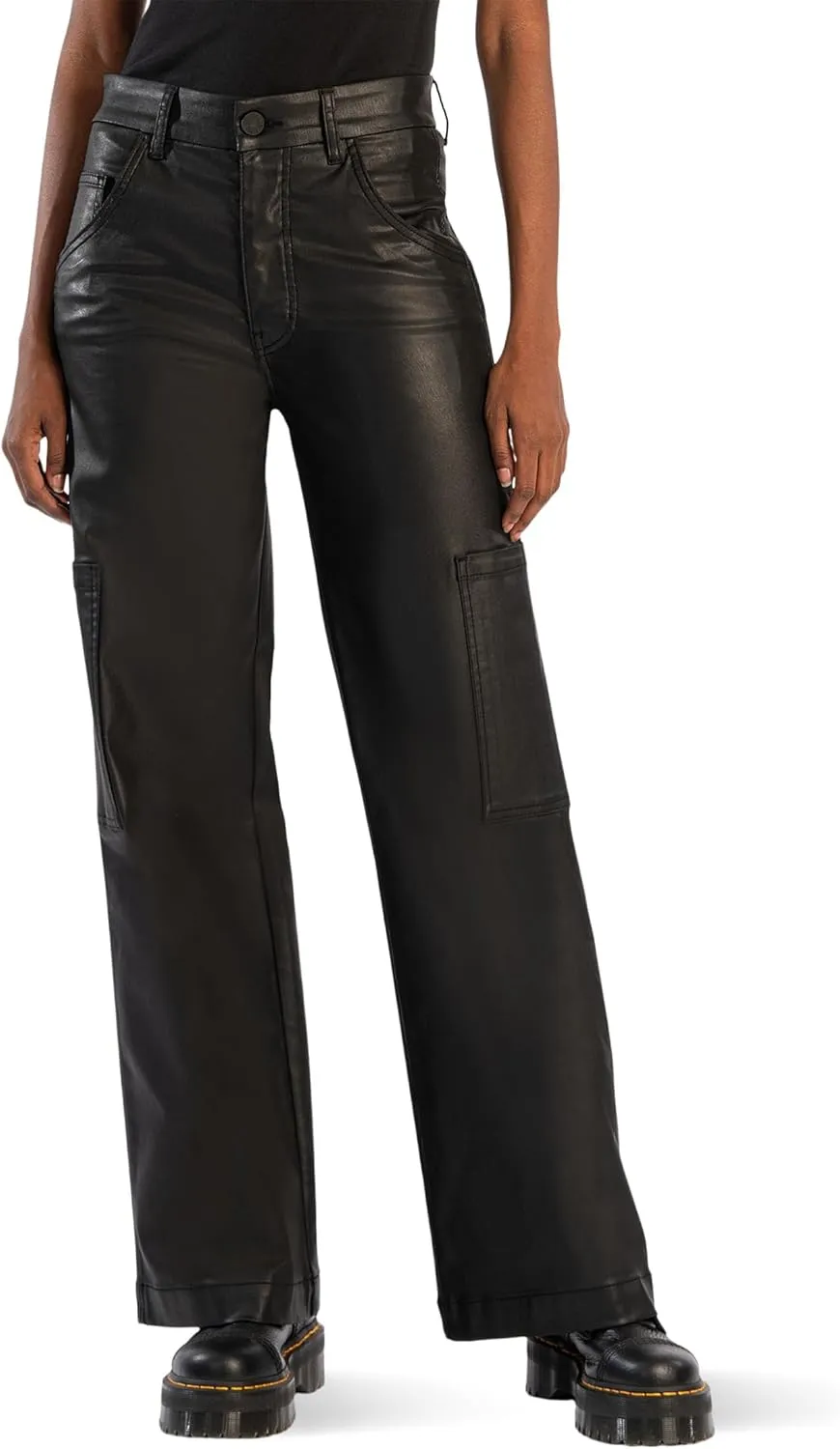 KUT from the Kloth Women's Jodi High Rise Fab Ab Wide Legslash Frt Carpenter