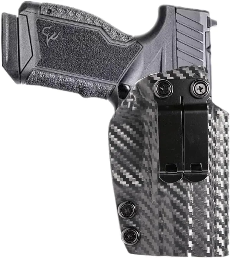 Kydex IWB Holster for Glock G19 G43X Taurus G2C G3C Canik TP9 Elite SC Inside Waistband Concealed Carry Monoblock Metal Belt Clip