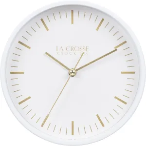 La Crosse Clock 404-3715 6-inch Etta Metal Wall/Table Silent Quartz Clock