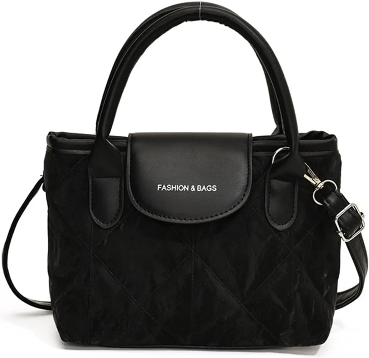 Lady's Crossbody Bag One Shoulder Bucket Bag