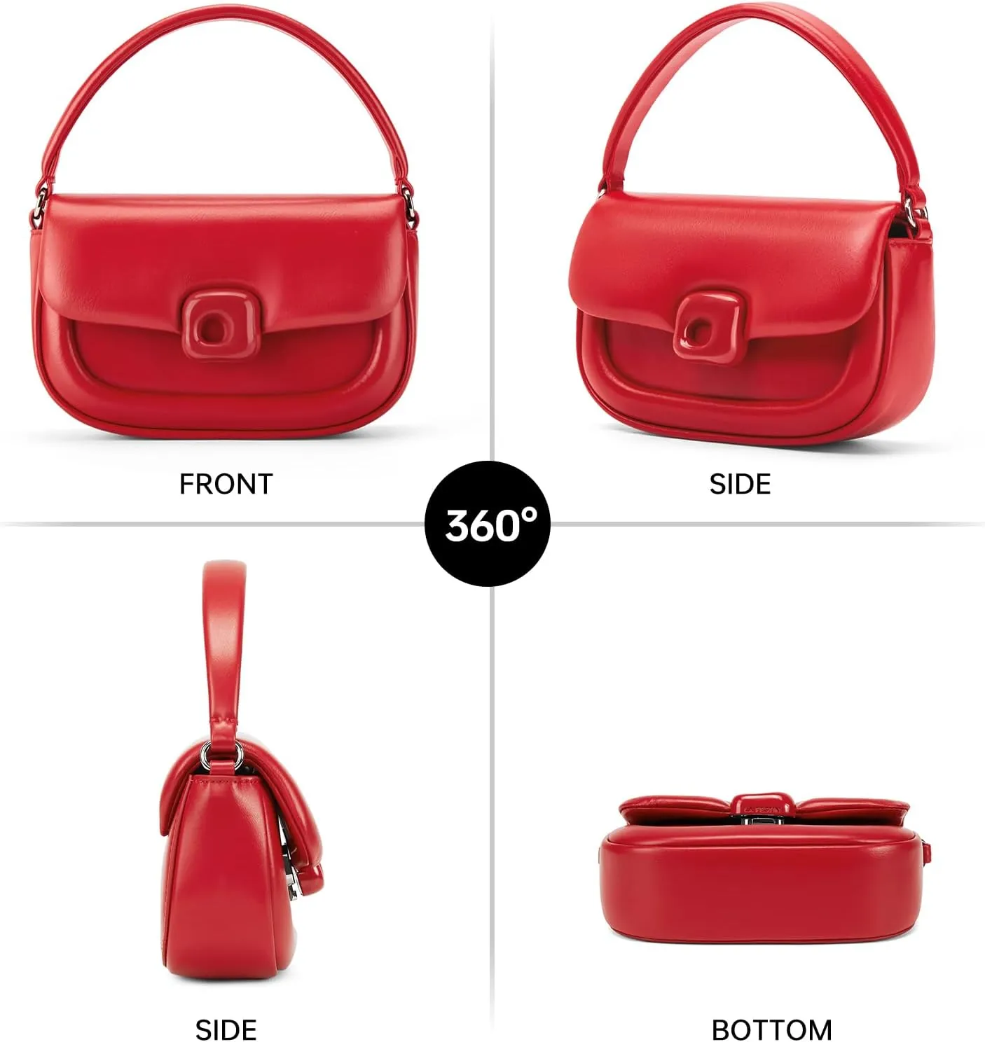 LAFESTIN Split Leather Small Crossbody Bags For Women With Adjustable Strap And Handle Versatile Womens Purses And Handbags