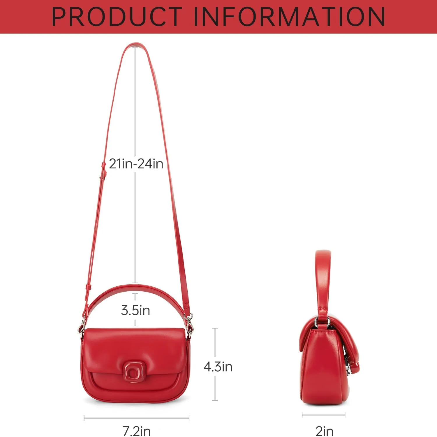 LAFESTIN Split Leather Small Crossbody Bags For Women With Adjustable Strap And Handle Versatile Womens Purses And Handbags