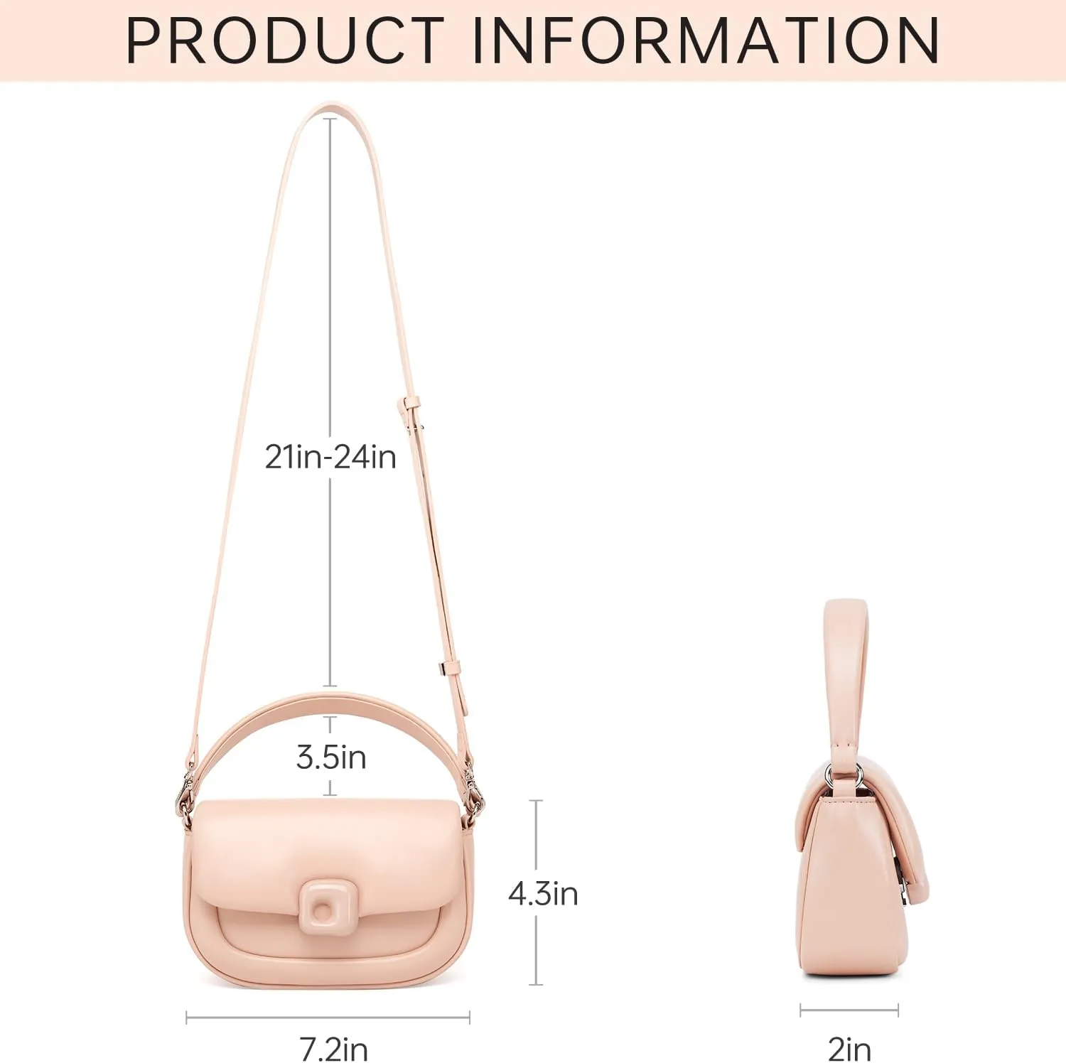 LAFESTIN Split Leather Small Crossbody Bags For Women With Adjustable Strap And Handle Versatile Womens Purses And Handbags