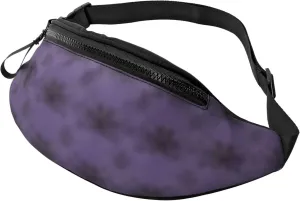 Large Bum Bag Haunted Mansion Waist Fanny Pack For Men Women,Bumbags With Headphone Jack And Zip Pockets Adjustable Belt For Sport Running Hiking Camping Workout Cycling