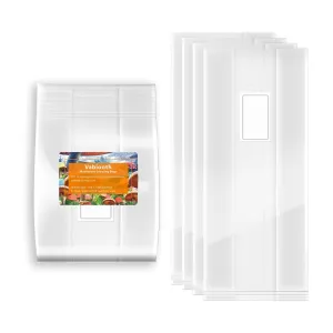 Large Extra Thick 25 Packs Mushroom Grow Bags, 6 Mil Spawn Bags 5.5" X 9.8" X 25.6" with 0.2 Micron Filter Breathable Autoclavable Durable