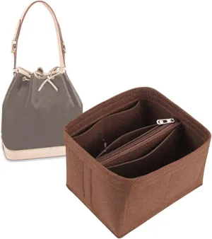 Lckaey Purse Organizer for BB Bucket Bag, Petit NOE Bag With Zipper Insert
