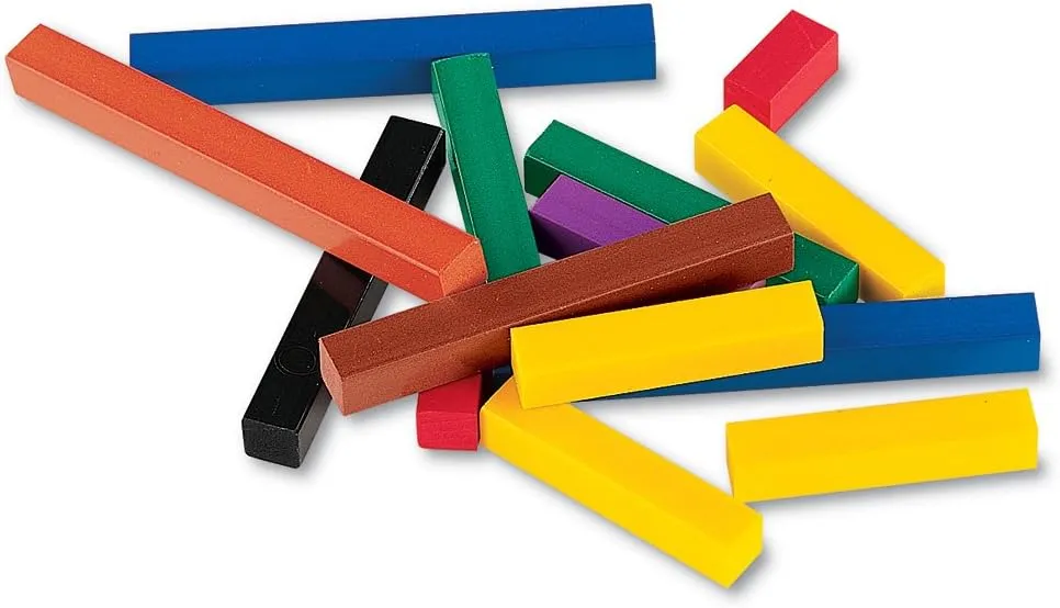 Learning Resources Cuisenaire Rods Small Group Set: 155 Piece Wood Set