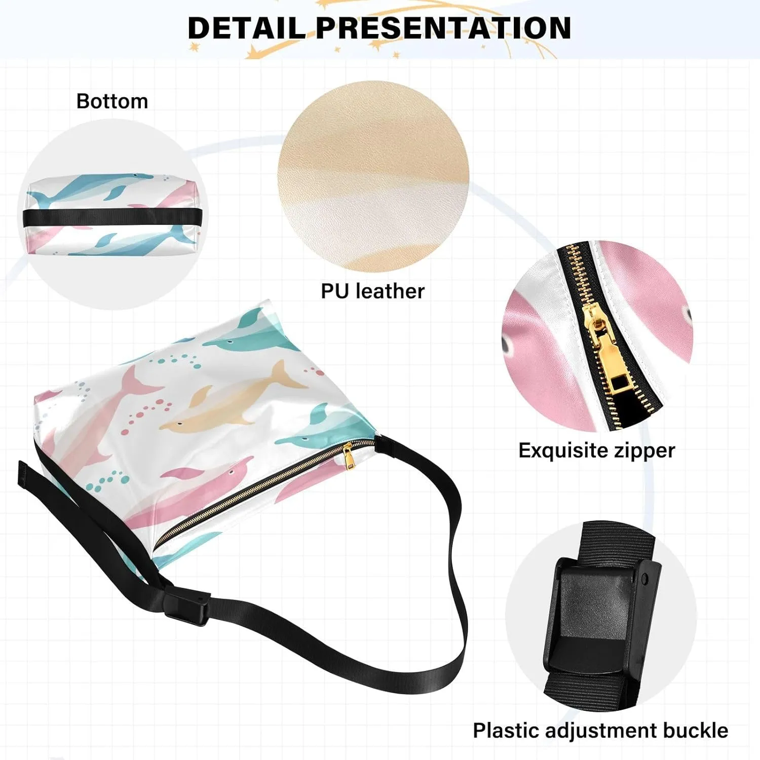 Leather Crossbody Bag for Women,Leather Crossbody Purse Leather Tote Bag Lady Shoulder Bag