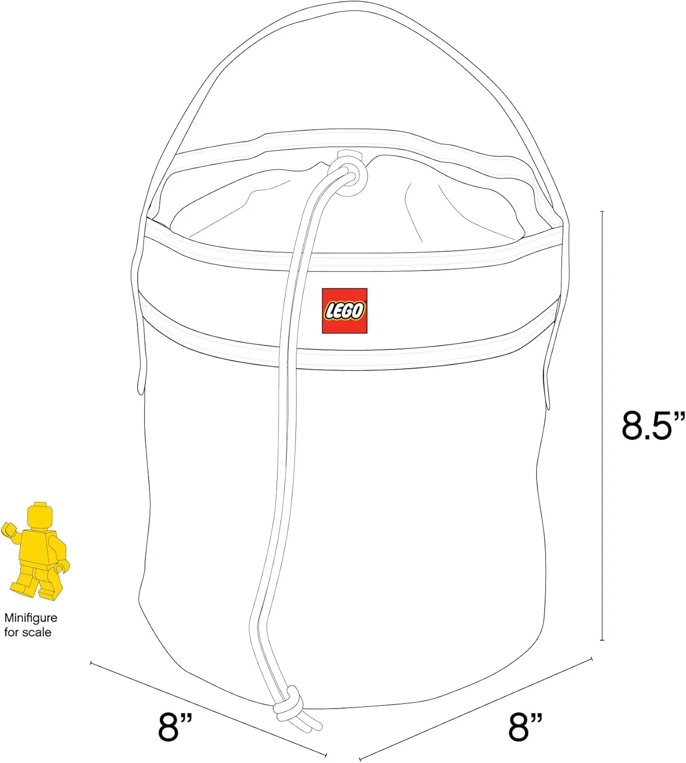 LEGO STORAGE CINCH BUCKET