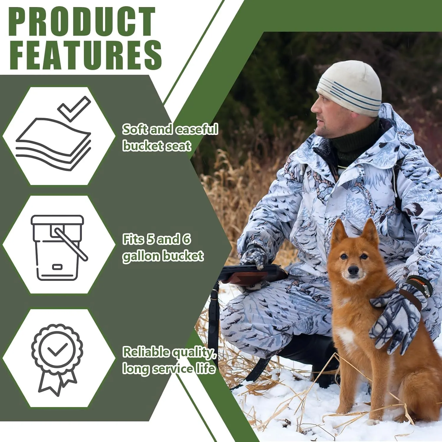 Lewtemi 2 Pcs 5 Gallon Bucket Seats 360 Degree Swivel Bucket Seat 3.54 Inch Thick Black Padded Cushion Lid with Waterproof Cover for Dove Duck Hunting Fishing Baseball Gardening and Camping